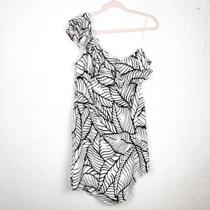 ✨ NWT Apt. 9 Palm Leaves One Shoulder Dress